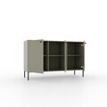 Comoda ADRK, Tili 3D, 124.5x40.8x73.9 cm, PAL laminat, verde eucalipt