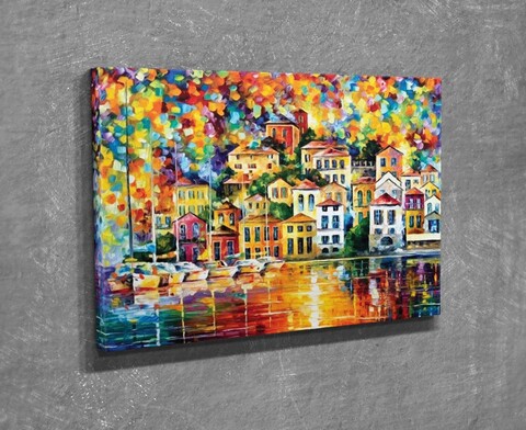 Tablou decorativ, dc311, canvas, lemn, multicolor