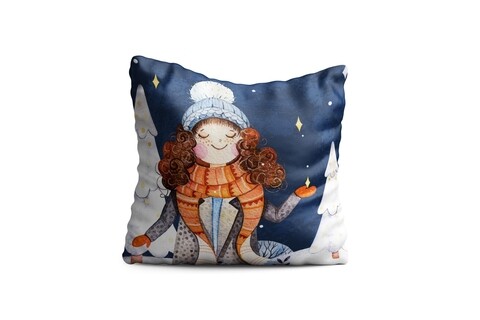Perna decorativa ivonne, oyo kids, 43x43 cm, poliester, multicolor