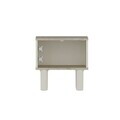 Comoda TV, Hanah Home, Valento, 50x52x36 cm, Piatră Lunii / Travertin