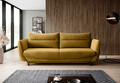 Canapea extensibila 4 locuri ELTAP, SO-SIL-45LO, Silva, 236x95x90 cm, lemn/poliester, mustar