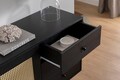 Consola, Howard, Nala 160, 160x90x40 cm, Negru