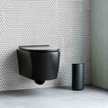 Suport role rezerva hartie igienica, Brabantia, MindSet Infinite Grey, 15.1x13.7x30 cm, otel, gri