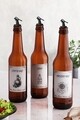 Set 3 oliviere ulei/otel MRT - 71, Rowe, 33 ml, sticla, maro