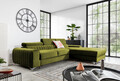 Coltar extensibil dreapta 3 locuri ELTAP, RT-33LO, Grayson, 278x205x92 cm, lemn/poliester, verde olive