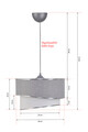 Candelabru, Squid Lighting, EV-229, 30 x 22 x 62 cm, gri