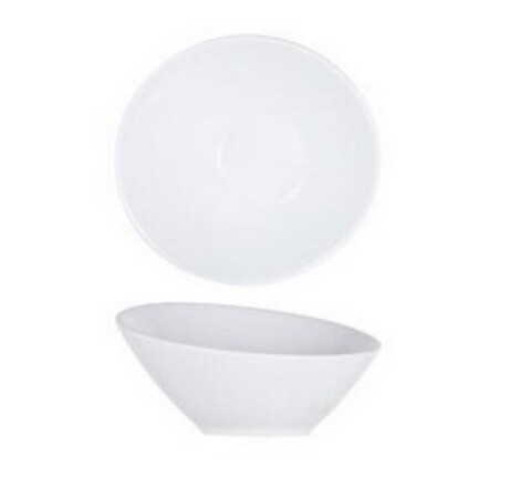 Bol pentru salata, Cosy&Trendy, Essentials, 7.5 x 15 cm, portelan, alb
