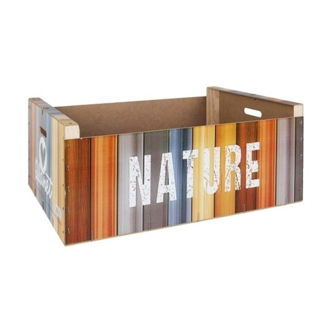 Cutie de depozitare Nature, Confortime, 58x39x21 cm, lemn, multicolor