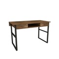 Birou, Woodface, Allen, 120 x 75 x 60 cm, lemn solid de pin, nuc