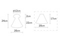 Lustra, Berceste - N-679, Alby, 20 x 24 cm, 1 x E27, 40W, cupru