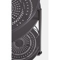 Carucior cu spatiu pentru sticle, Burton, Bizzotto, Ø45x81 cm, otel, gri carbune