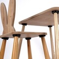 Set masa si scaun pentru copii, Rosewood, BLTYZ-AKTV059, Stejar