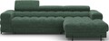Coltar extensibil dreapta 3 locuri ELTAP, RT-35AMO, Felro, 285x181x93 cm, lemn/poliester, verde inchis