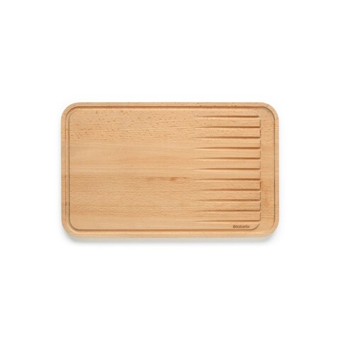 Tocator pentru carne, Brabantia, Profile, 40x25x1.9 cm, lemn de fag, natural