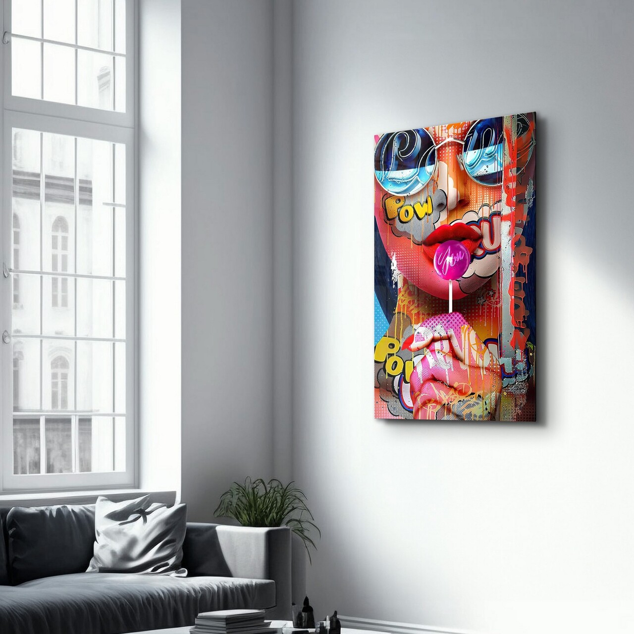 Tablou decorativ, CAM-3089, Dimensiuni: 46 x 72 cm, Multicolor - view 5