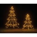 Decoratiune luminoasa cu 8 functii Tree , Lumineo, H200 cm, 420 LED-uri, lumina calda
