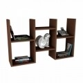 Raft pentru perete, Wooden Art, Gues Wenge, 97x59.5x22 cm