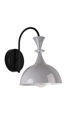 Aplica de perete, Opviq, 534LUN3896, Gri/Negru