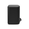 Cos de gunoi cu pedala, Brabantia, Bo Pedal, 36 L, 36.3x54x44 cm, otel, negru mat