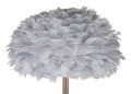 Lampadar Feathers Slim, Mauro Ferretti, 1 x E27, 40W, 43x170 cm, fier, gri/auriu