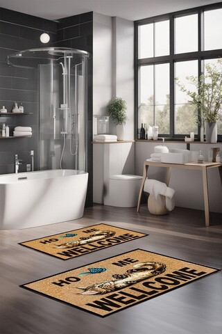 Set covorase de baie, Cartwright, CT-5159, Poliester, Multicolor