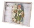 Set 3 tavi de servire Children, Decoris, lemn, multicolor