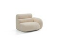 Modul canapea dreapta 1 loc, Neo, Micadoni Home, 110x100x83 cm, tesatura Chenille Silencio, bej deschis