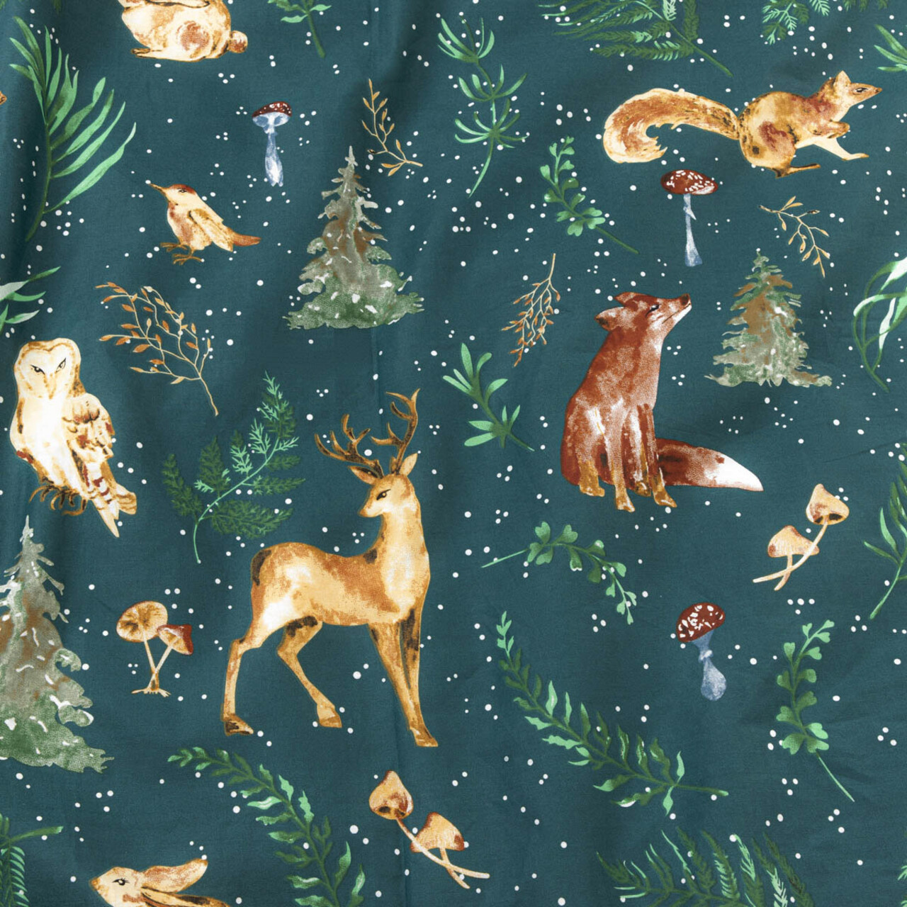 Lenjerie de pat dubla Padu, Homla, 3 piese, 160x200 cm, bumbac, verde - 2 | YEO