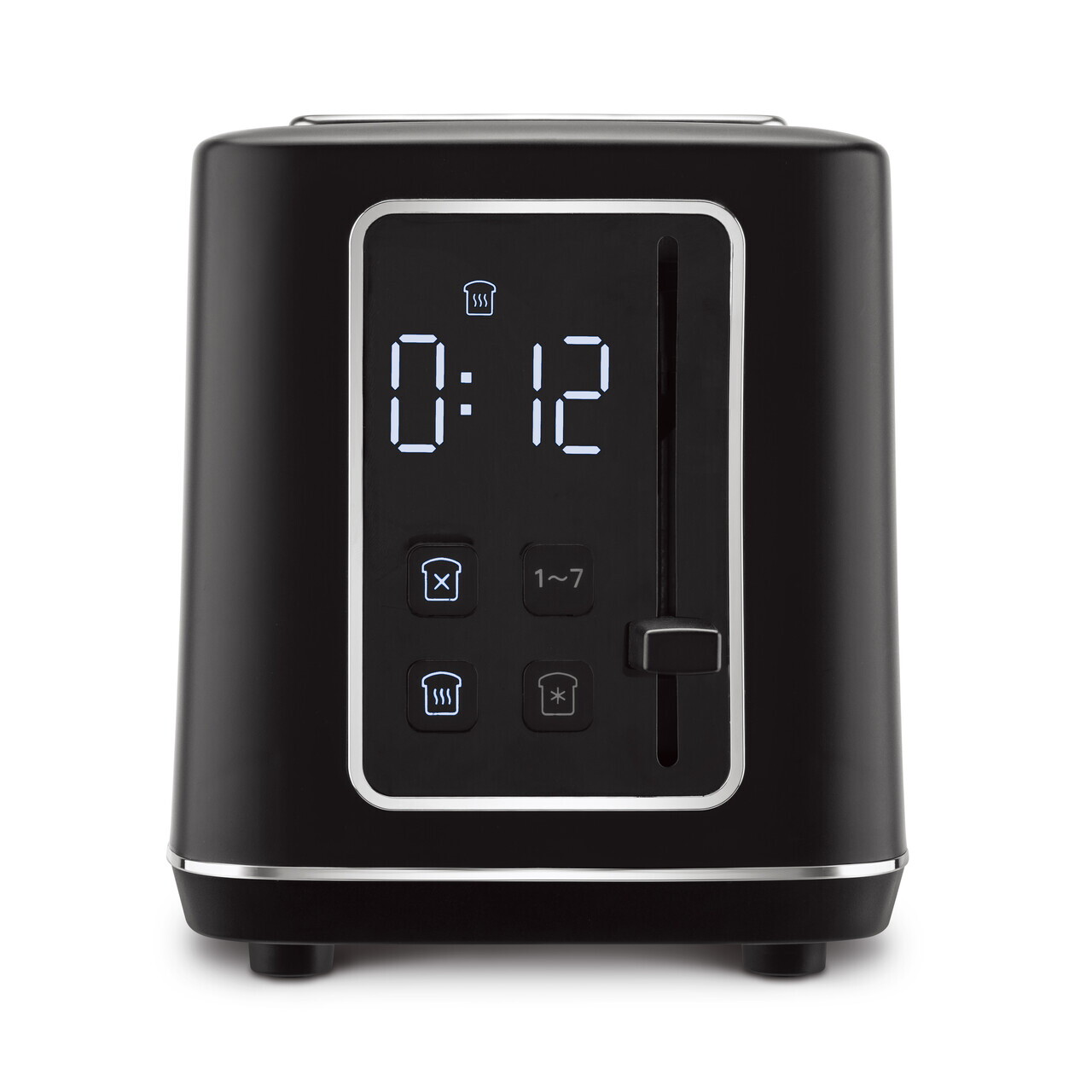 Prajitor de paine digital Berlinger Haus, Matte Black, 27.8x16.6x19.1 cm, inox, negru - imagine 7