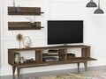 Comoda TV cu rafturi Royal, Tera Home, maro