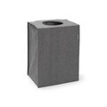 Cos de rufe, Brabantia, Pepper Black, 55 L, 29.5x40.5x54 cm, textil, negru