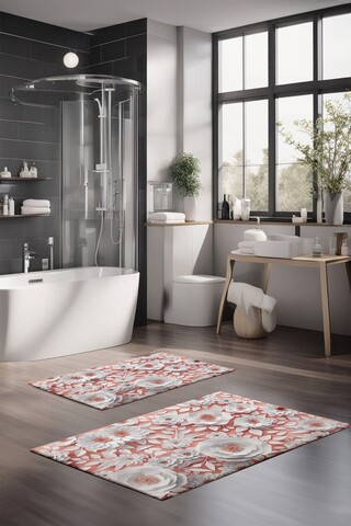 Set covorase de baie, Cartwright, CT-5253, Poliester, Multicolor