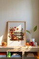 Tablou decorativ, Arthllwnmodel49-3348, MDF, Multicolor