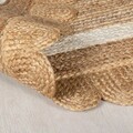 Covor Grace Natural/White, Flair Rugs, 120x170 cm, iuta, natural/alb