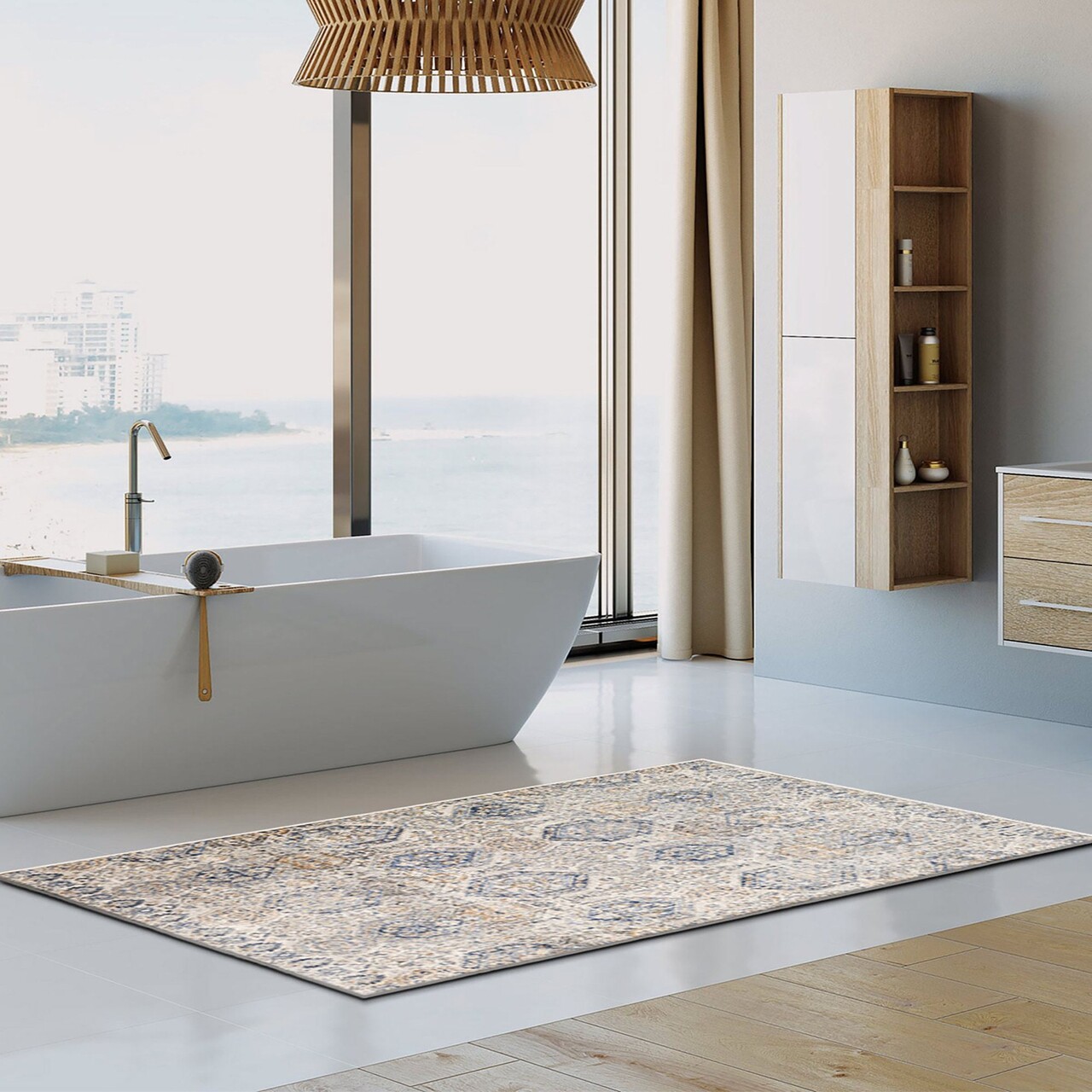 Covor (160 x 230), Cool-Fr49, 160x230 cm, Albastru - view 3