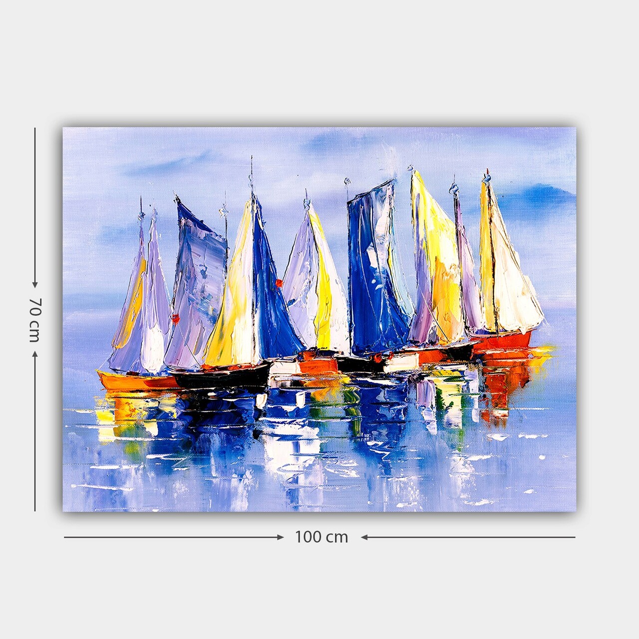 Tablou decorativ, 619226807_70100, Cadru: 100% LEMN (grosime: 3 cm), Multicolor - view 3