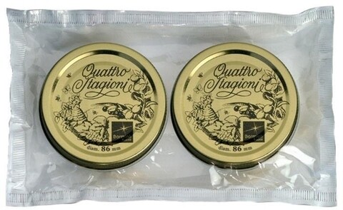 Set 2 capace Quattro Stagioni, Bormioli, Ø8.6 cm/1L + 1.5L, aluminiu