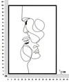 Decoratiune de perete Couple Simply, Mauro Ferretti, 70x100 cm, fier, negru