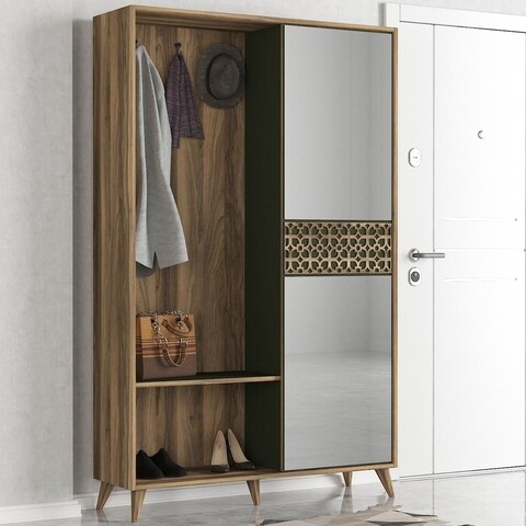 Cuier marvin, tera home, 120x35x192 cm, maro