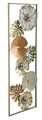 Decoratiune de perete Leaf, Mauro Ferretti, 31.5 x 90 cm, fier, multicolor