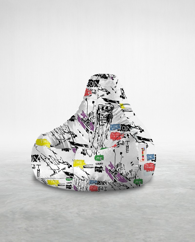 Bean Bag, Atelier del Sofa, 248FRN1584, 100% STYROFOAM ORIGINAL DIN MĂRGELE  , Multicolor