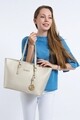 Geanta Beverly Hills Polo Club, 562, piele ecologica, auriu
