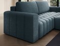 Coltar extensibil dreapta 4 locuri ELTAP, Bon-222, Bonett, 250x175x92 cm, lemn/poliester, albastru