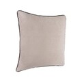 Perna decorativa, 146259D, 40x40 cm, catifea, bej