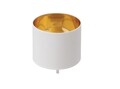 Lampa de masa ELTAP, Vespillo, 18x34 cm, 1xE27, 15W, otel/PVC, alb/auriu