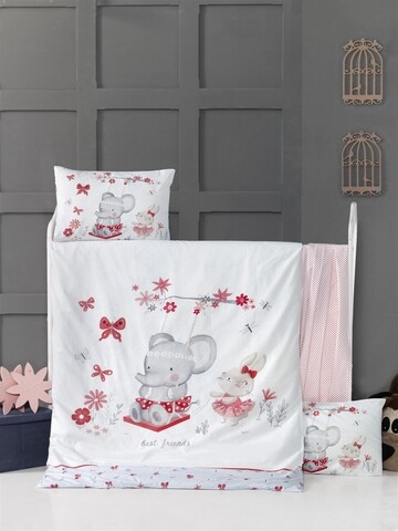 Lenjerie de pat pentru copii, victoria, swing, 4 piese, 100% bumbac ranforce, multicolor