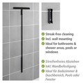 Racleta Rosole, Wenko, 40x3x133 cm, inox/silicon, negru