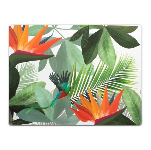 Suport pentru farfurie Paradise, Ambition, 40 x 30 cm, plastic/hartie, multicolor