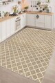 Covor, CLR-7336-MUTFAK-HALI-86, 60x150 cm, Poliester, Maro