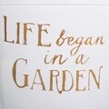 Ghiveci Life in Garden, Creaciones Meng, 20.5x20.5 cm, alb